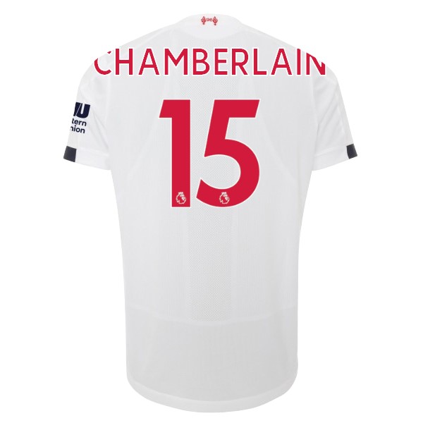 Camiseta Liverpool NO.15 Chamberlain 2ª Kit 2019 2020 Blanco